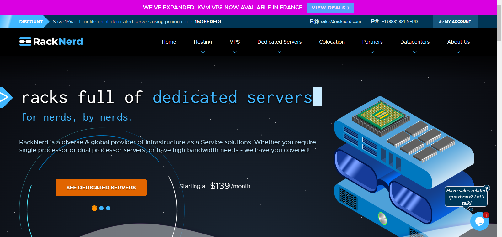 RackNerd便宜国外VPS服务器推荐 最低只需$10/年