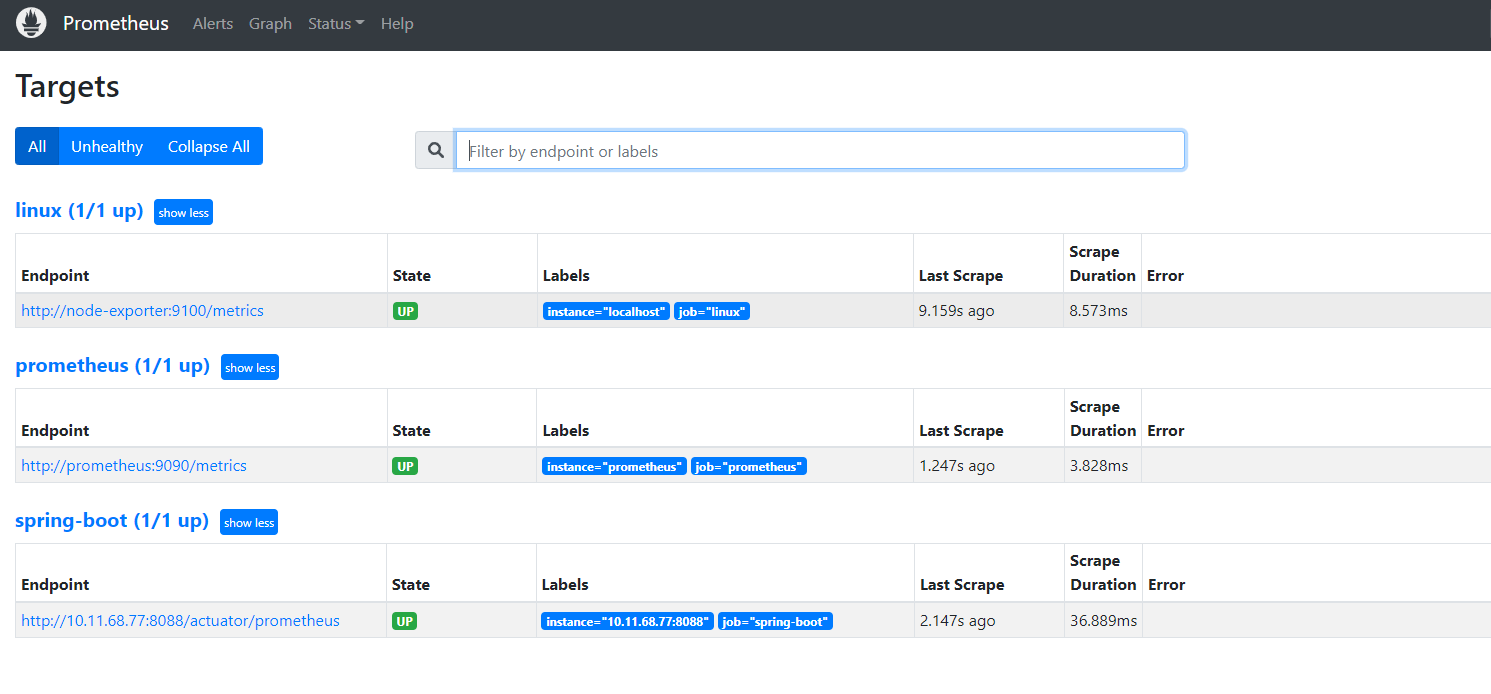 Spring Boot集成prometheus快速入门demo
