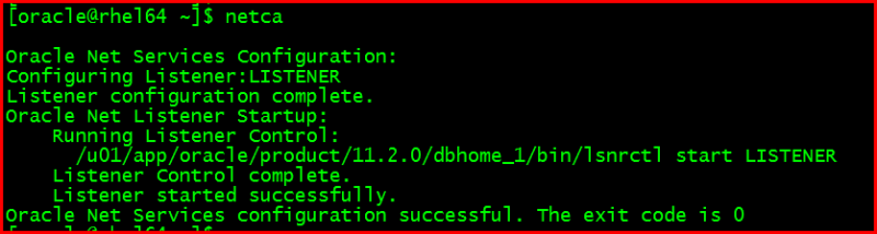 【Oracle】RHEL6.4-64位 安装oracle11.2.0.3(四) netca创建监听程序