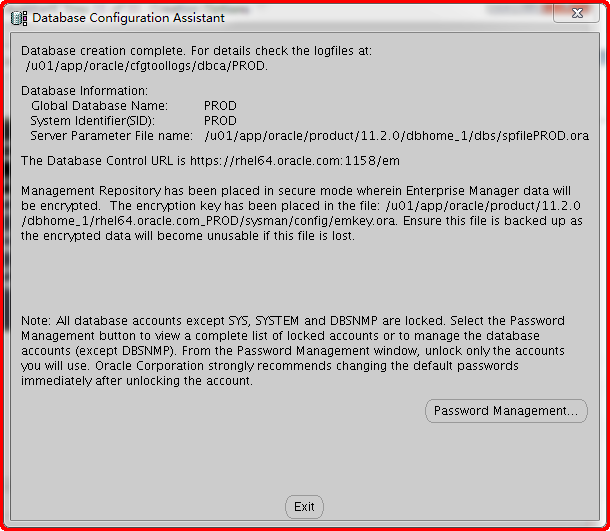 【Oracle】RHEL6.4-64位 安装oracle11.2.0.3(五) dbca创建单实例数据库