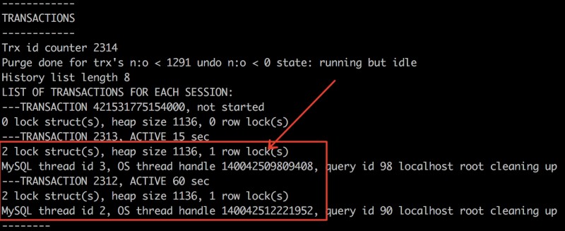 MySQL锁实际案例分析(一)