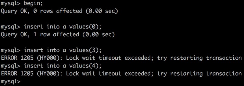 MySQL锁实际案例分析(一)