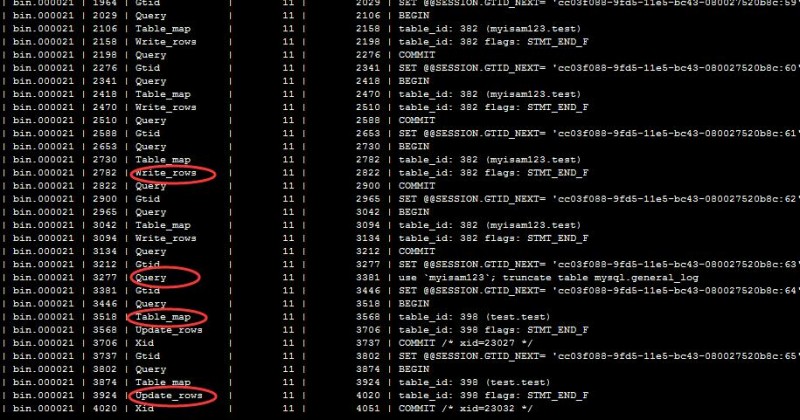 binlog日志的格式