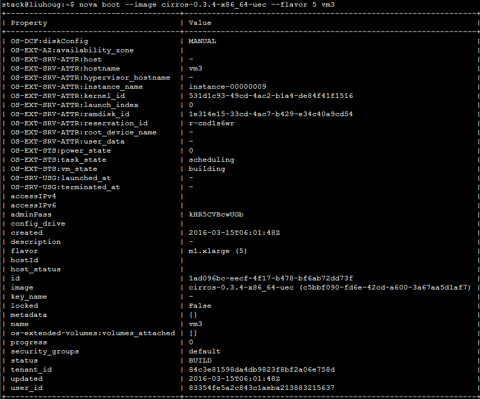 OpenStack运维中资源调度的错误排查