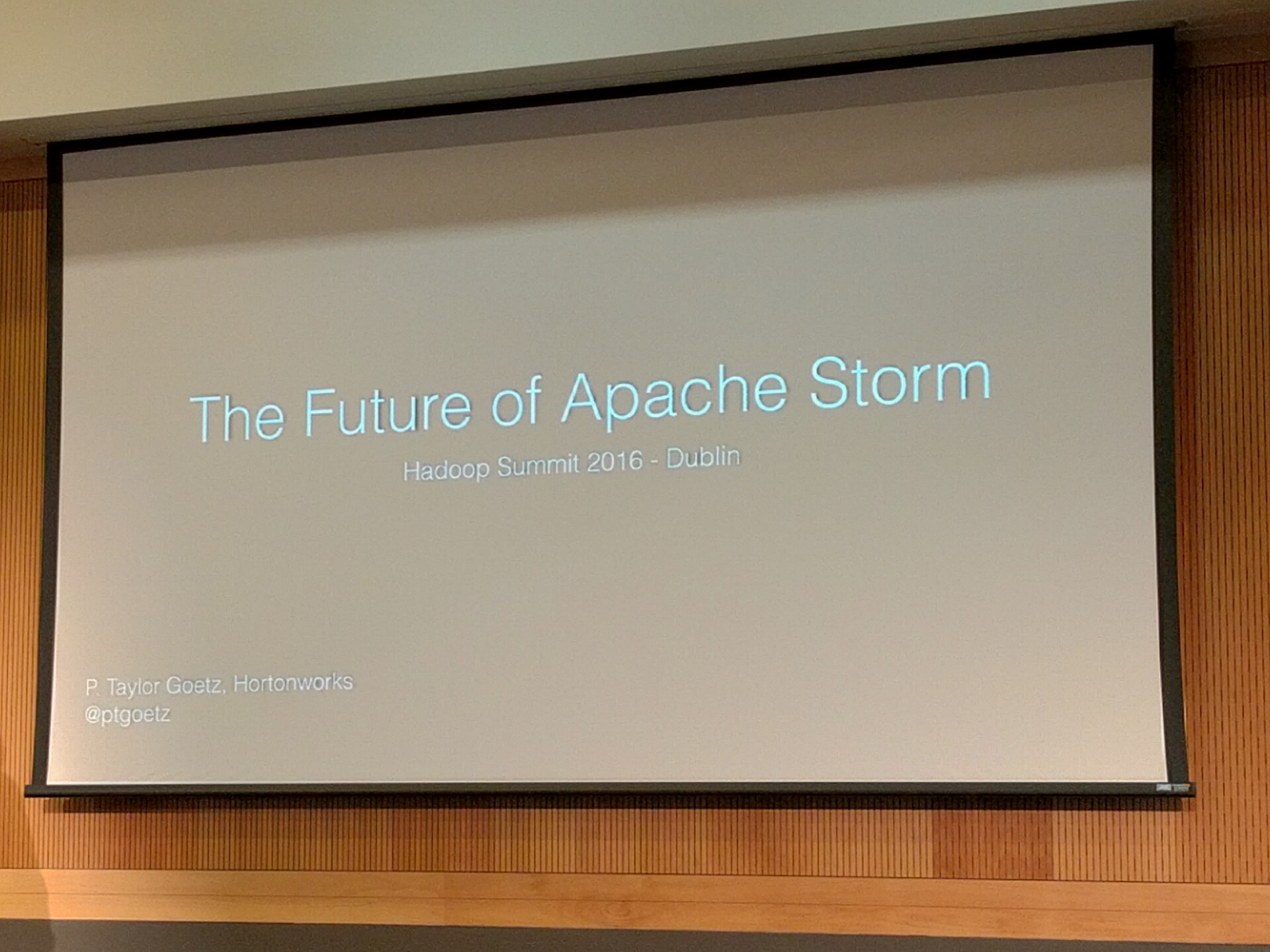 Hadoop Summit 2016会场回顾（三）