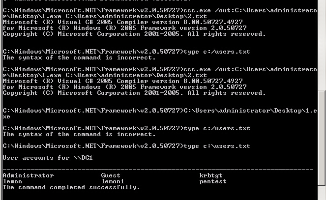 内网渗透学习小笔记