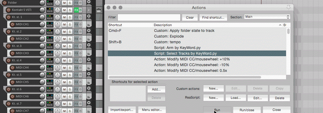 Reaper：Python脚本加速音乐制作过程