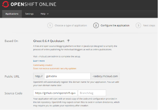 将 Ghost 博客系统从 OpenShift 迁移到 Bluemix