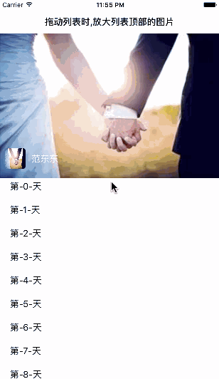 源码推荐(0630)：UISearchController的详细使用，下拉放大视图以及系统自带的毛玻璃的介绍