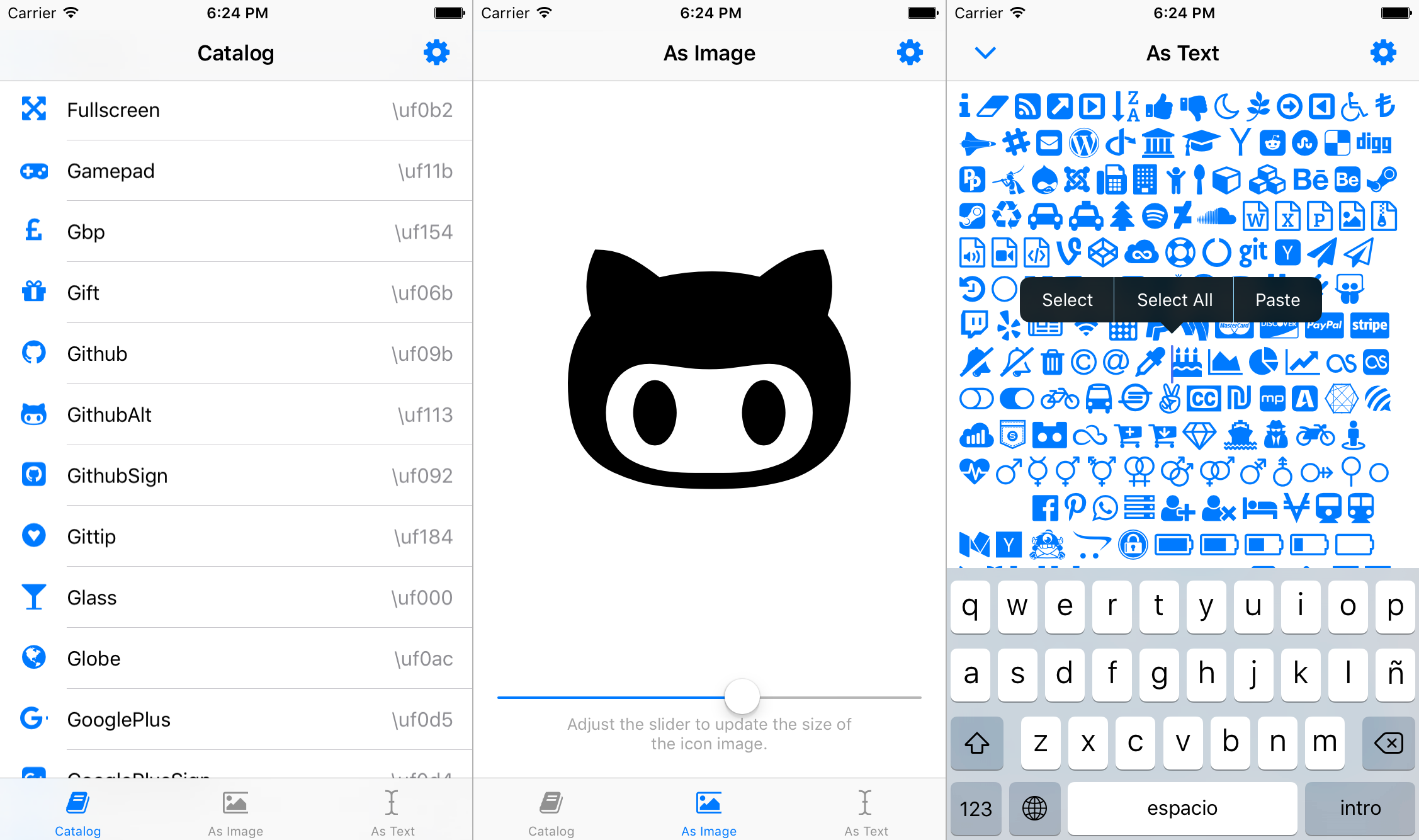 [iOS] 根据矢量字体文件生成实用的 Swift 本地渲染封装库