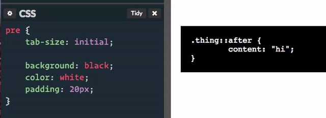 【译】考虑 <pre> 标签的样式