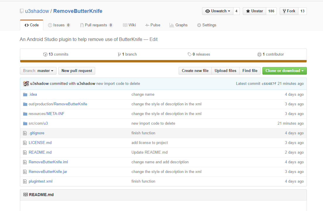 AndroidStudio插件开发——RemoveButterKnife从构思到实现