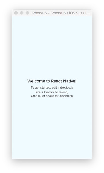 React Native之美：构建我的第一个iOS APP（1）