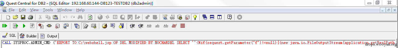 DB2在渗透中的应用