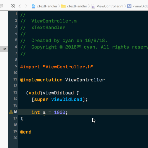 xTextHandler：Xcode 插件集