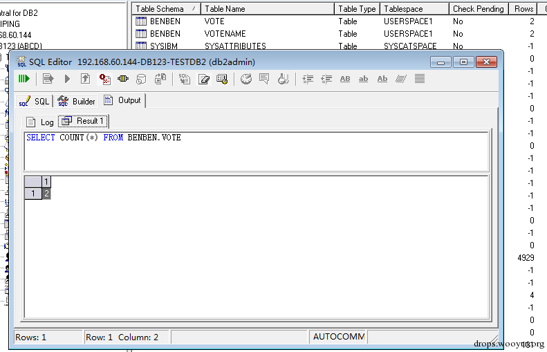 DB2在渗透中的应用