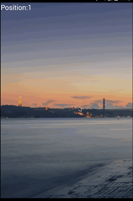 类似 Launcher 壁纸的视差背景效果