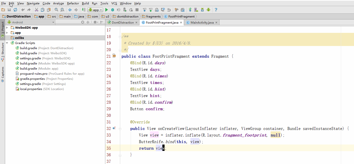 AndroidStudio插件开发——RemoveButterKnife从构思到实现