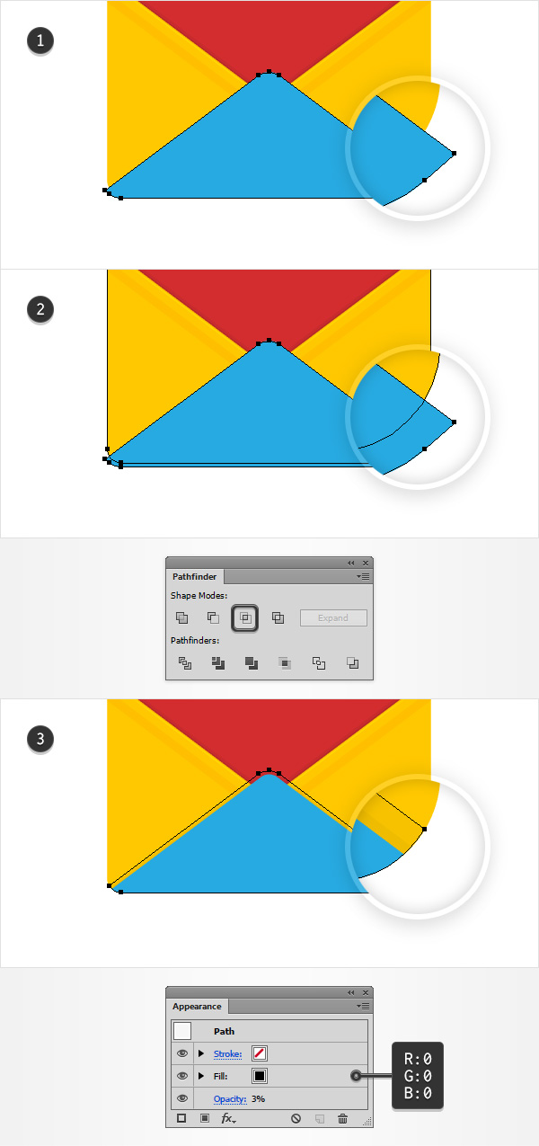 AI教程！手把手教你绘制一枚雅致的红色信封图标