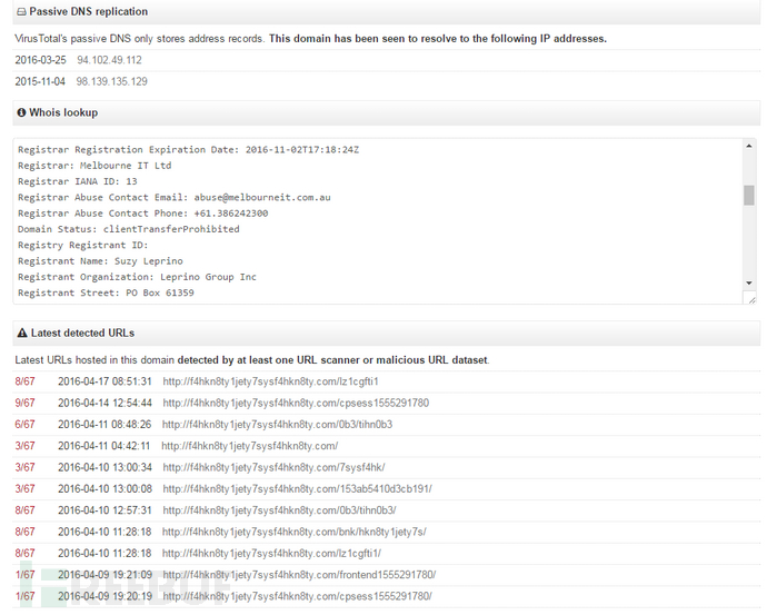 对一次网络钓鱼攻击的逆向分析