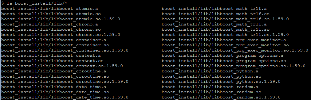 使用 Linux 上的 IBM 编译器的 xlcpp 工具集构建 Boost 库