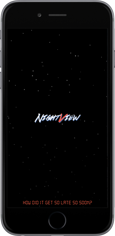 [iOS] NightView：生成漂亮的，随机星空背景视图