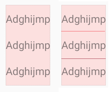 TextView 设置行高并垂直居中
