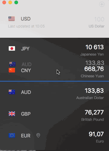 [iOS] Cocoa：NSTableView 实现类似 Dock 的拖拽排序