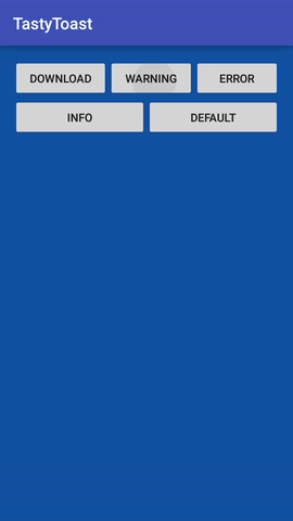 Android开源 - Toasts Tasty
