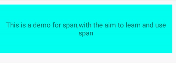 Android Span 进阶