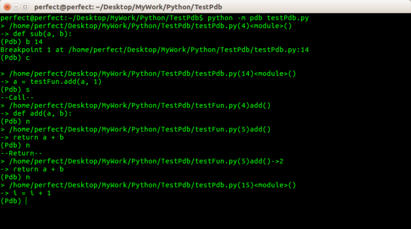 使用Pdb调试Python