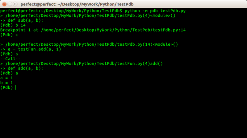 使用Pdb调试Python