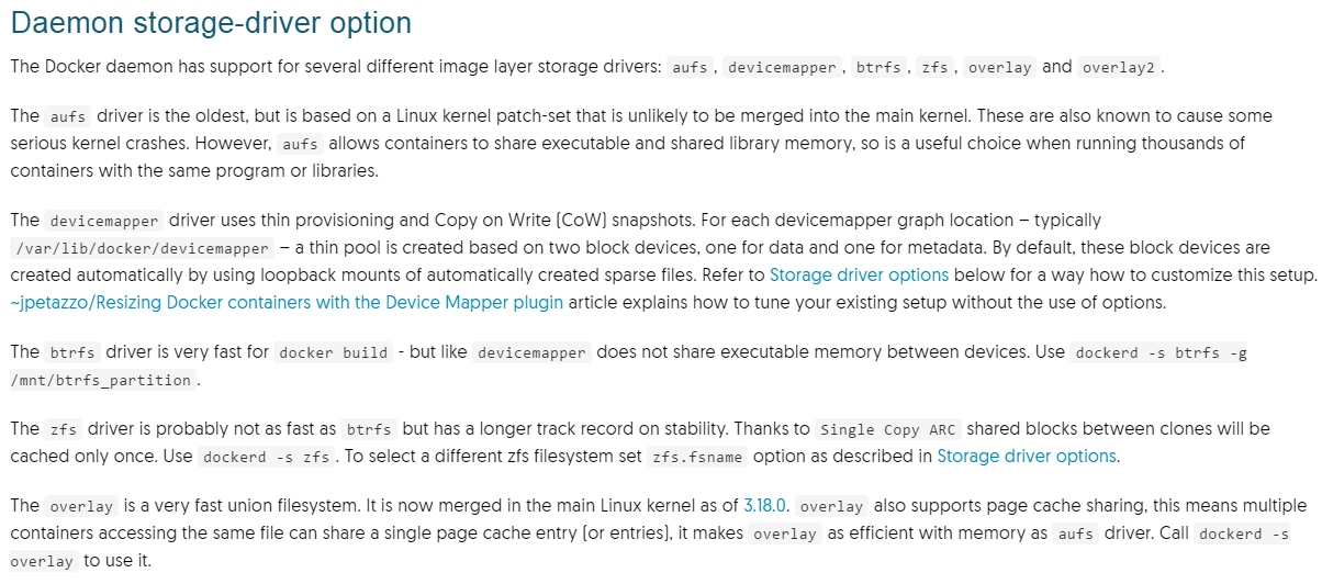 CentOS系统故障 | 一桩"血案"引发的容器存储驱动比较