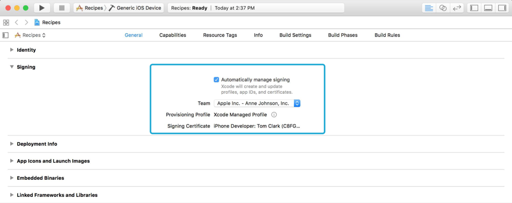 WWDC 2016 - Session 401 - What's New in Xcode App Signing 笔记