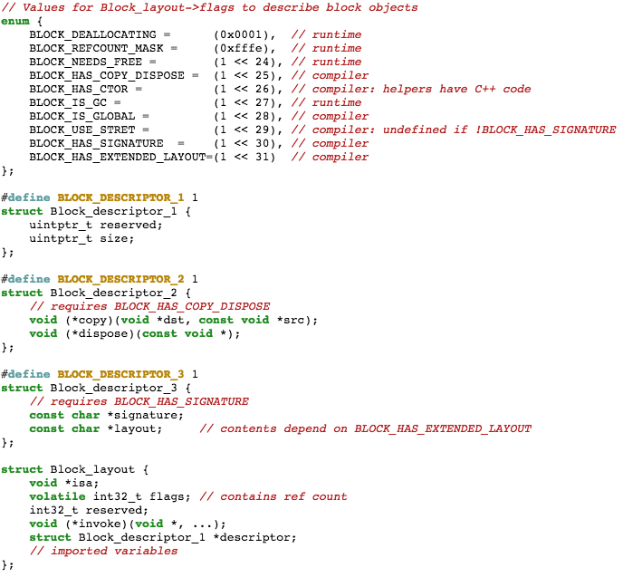 Objective-C中block实现和技巧学习