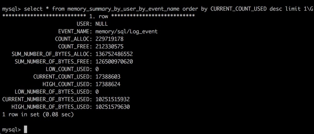 MySQL案例-内存使用率无限增长