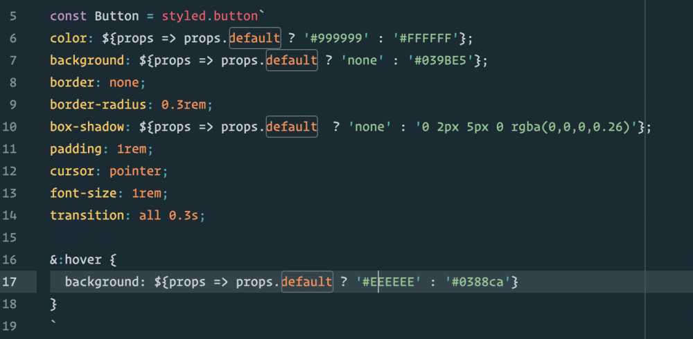 我与styled-components有个约会