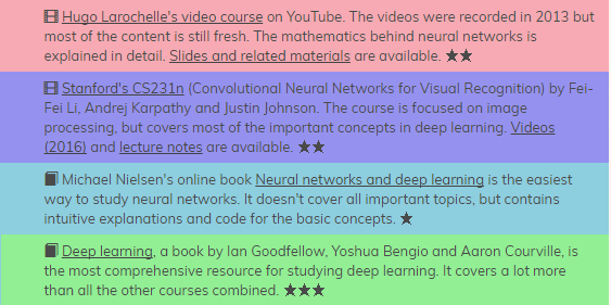 深度学习资料大全：从基础到各种网络模型