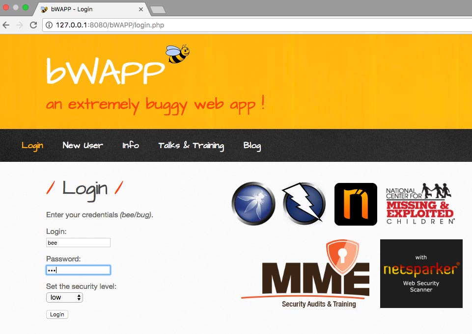 使用Docker搭建Web漏洞测试环境
