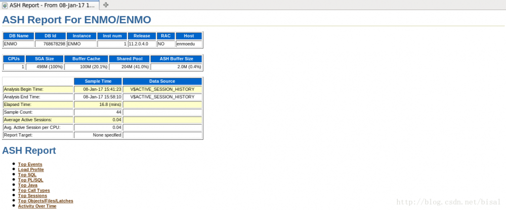 一个执行计划异常变更的案例 - 外传之ASH