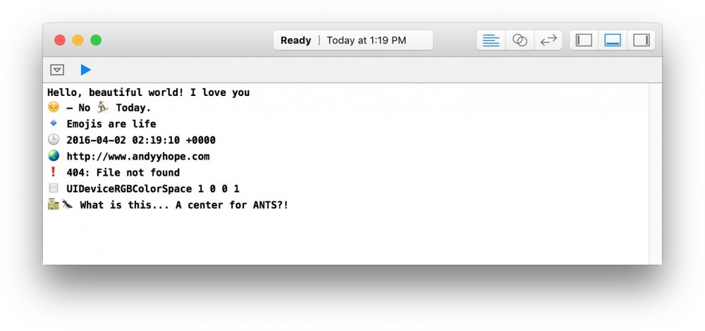 Swift：漂亮的 print() Pt.1