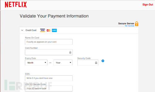 针对NETFLIX的新型钓鱼攻击的精妙之处