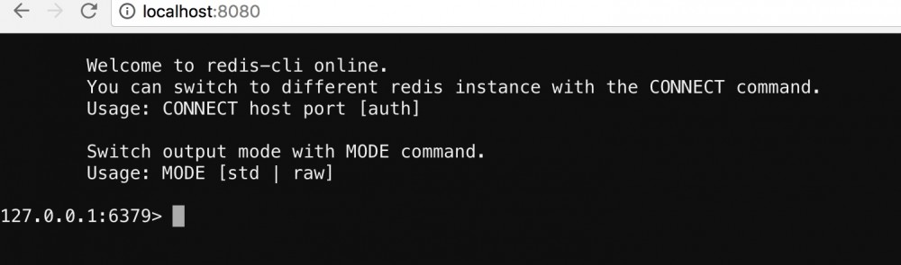 Web 版 redis-cli 折腾记