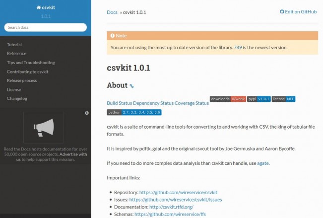 大数据、机器学习与深度学习类命令行工具汇总