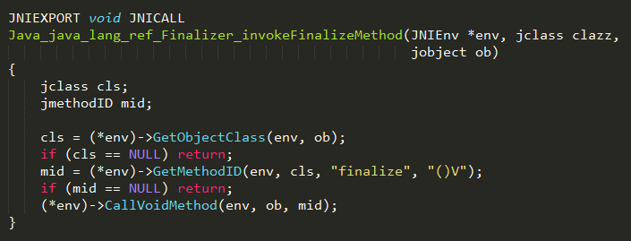 深入分析Object.finalize方法的实现原理