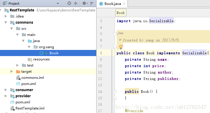 Spring RestTemplate中几种常见的请求方式