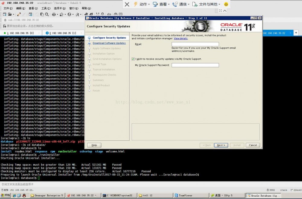 oracle 11.2.0.4 rac for rhel 6.8 installation