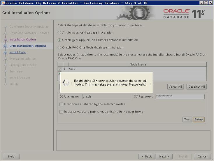 oracle 11.2.0.4 rac for rhel 6.8 installation