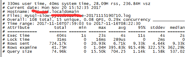如何用pt-query-digest分析日志